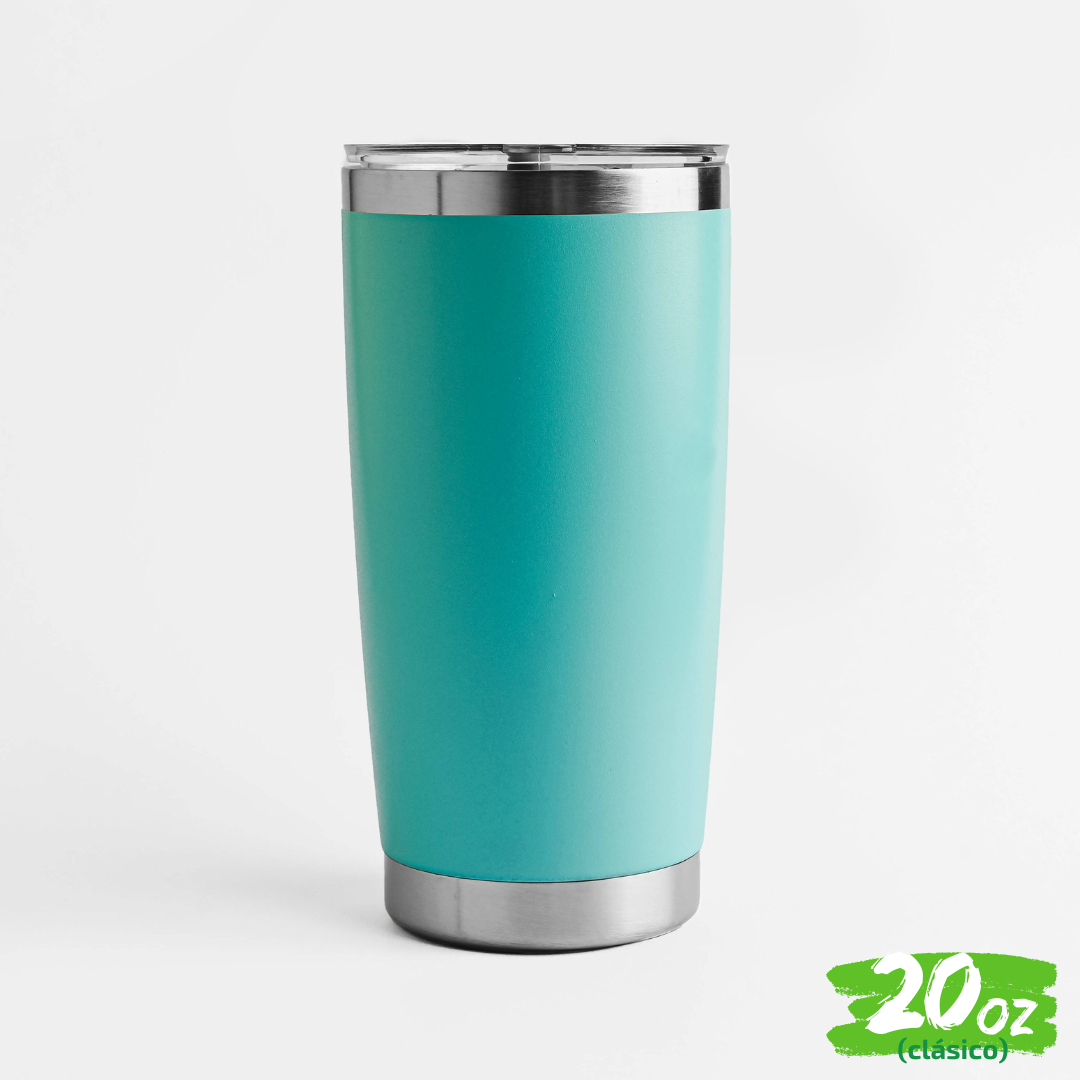 Vaso 20oz / 591ml  "CLÁSICO" + Tapa Hermética