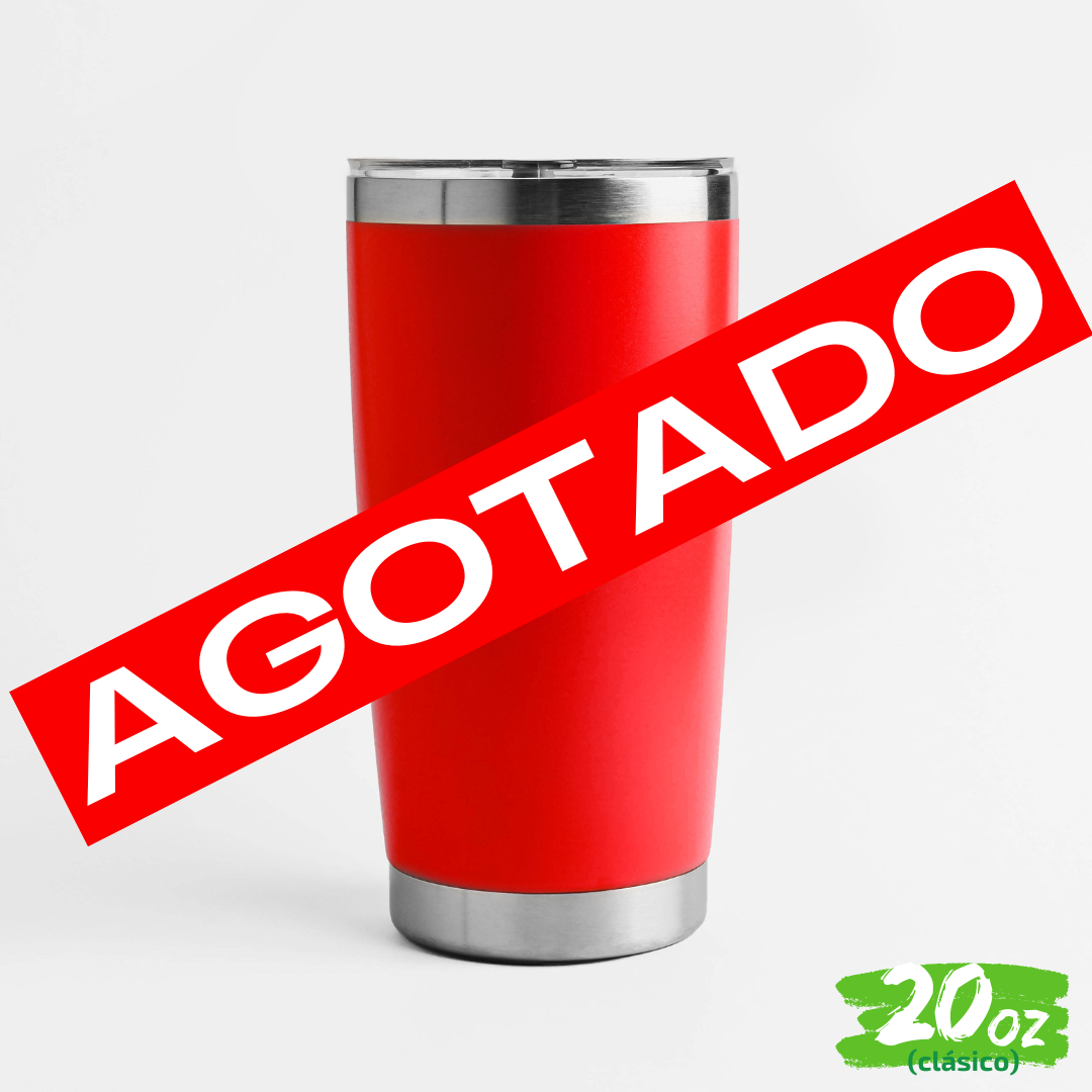 Vaso 20oz / 591ml  "CLÁSICO" + Tapa Hermética