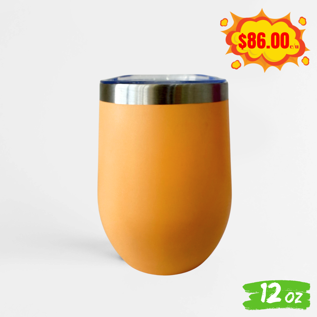 Vaso 12oz / 354ml + Tapa Hermética 🎁