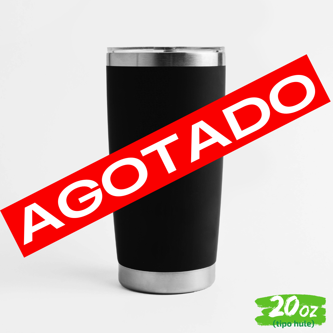 25pzs 20oz / 591ml "TIPO HULE" + Tapa Hermética