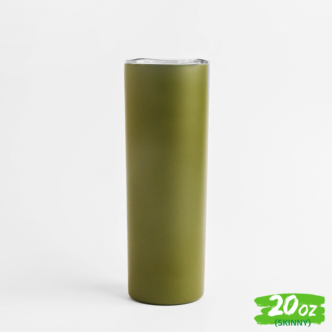 25pzs "SKINNY" 20oz / 591ml con Tapa Hermética