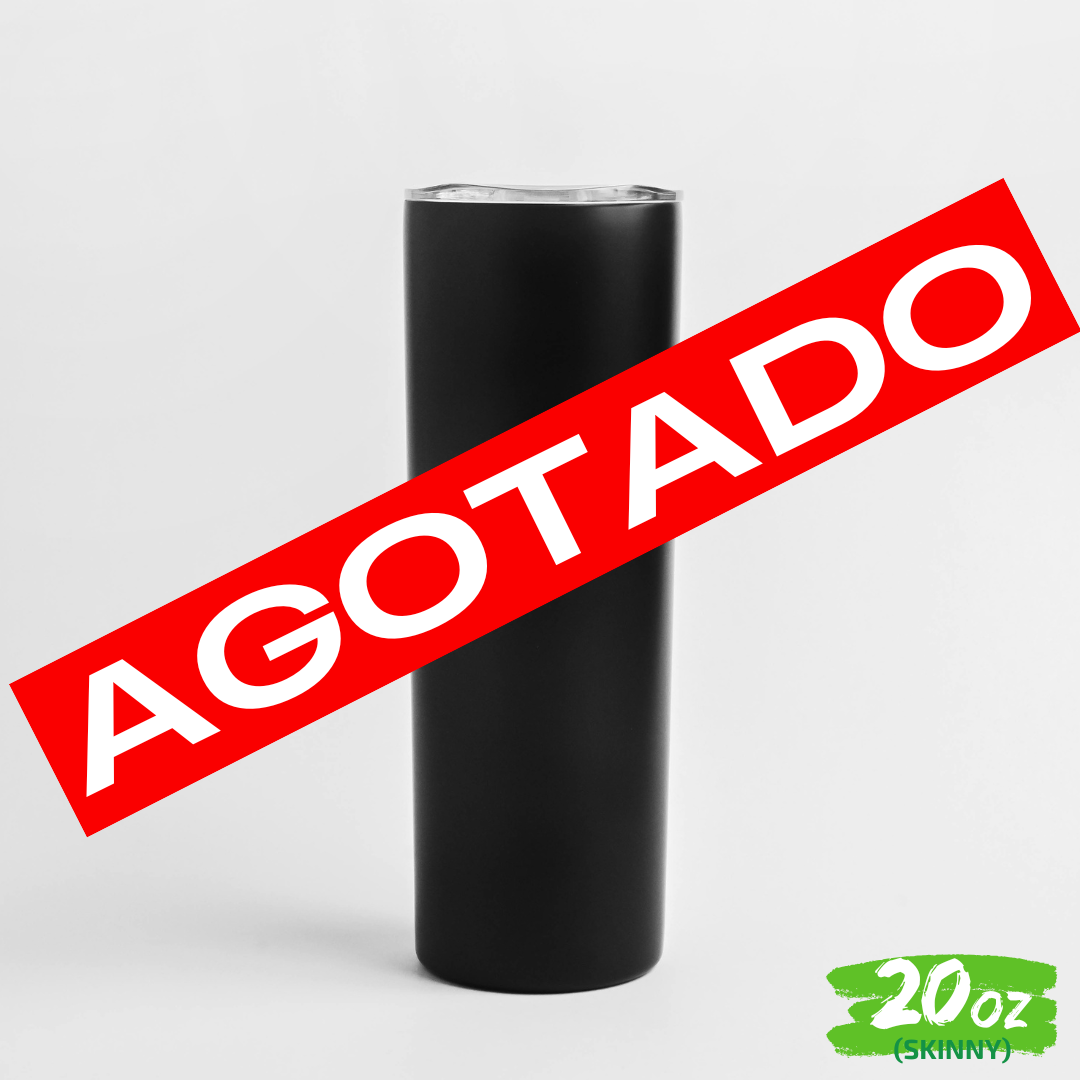 12pzs "SKINNY" 20oz / 591ml con Tapa Hermética