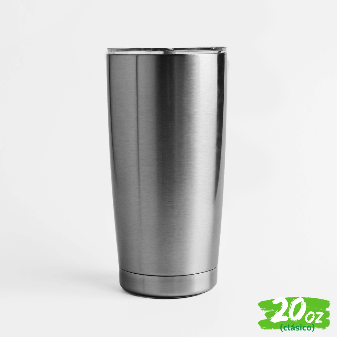 Vaso 20oz / 591ml  "CLÁSICO" + Tapa Hermética