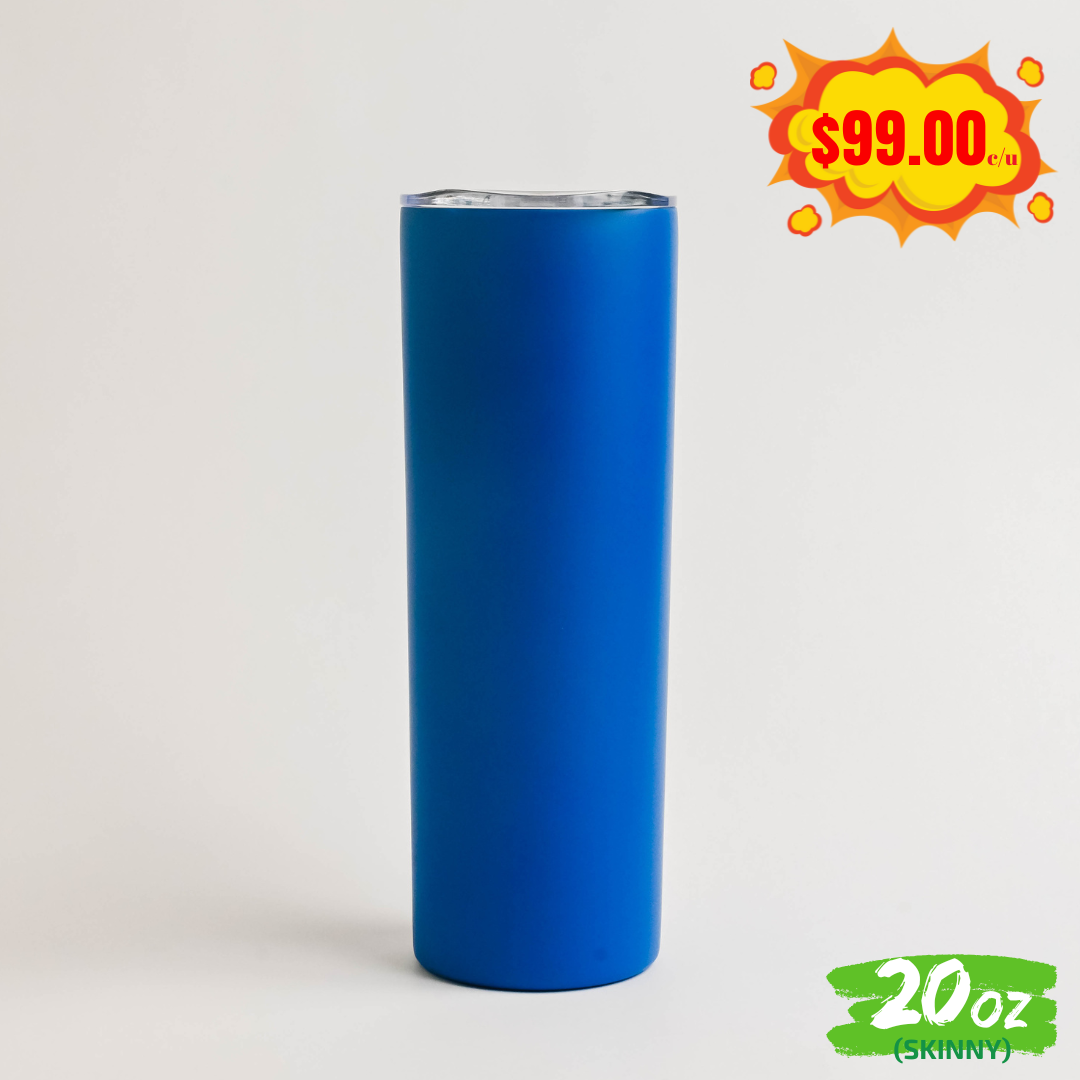 Vaso "SKINNY" 20oz / 591ml con Tapa Hermética // Veranazo 🔥🏝️