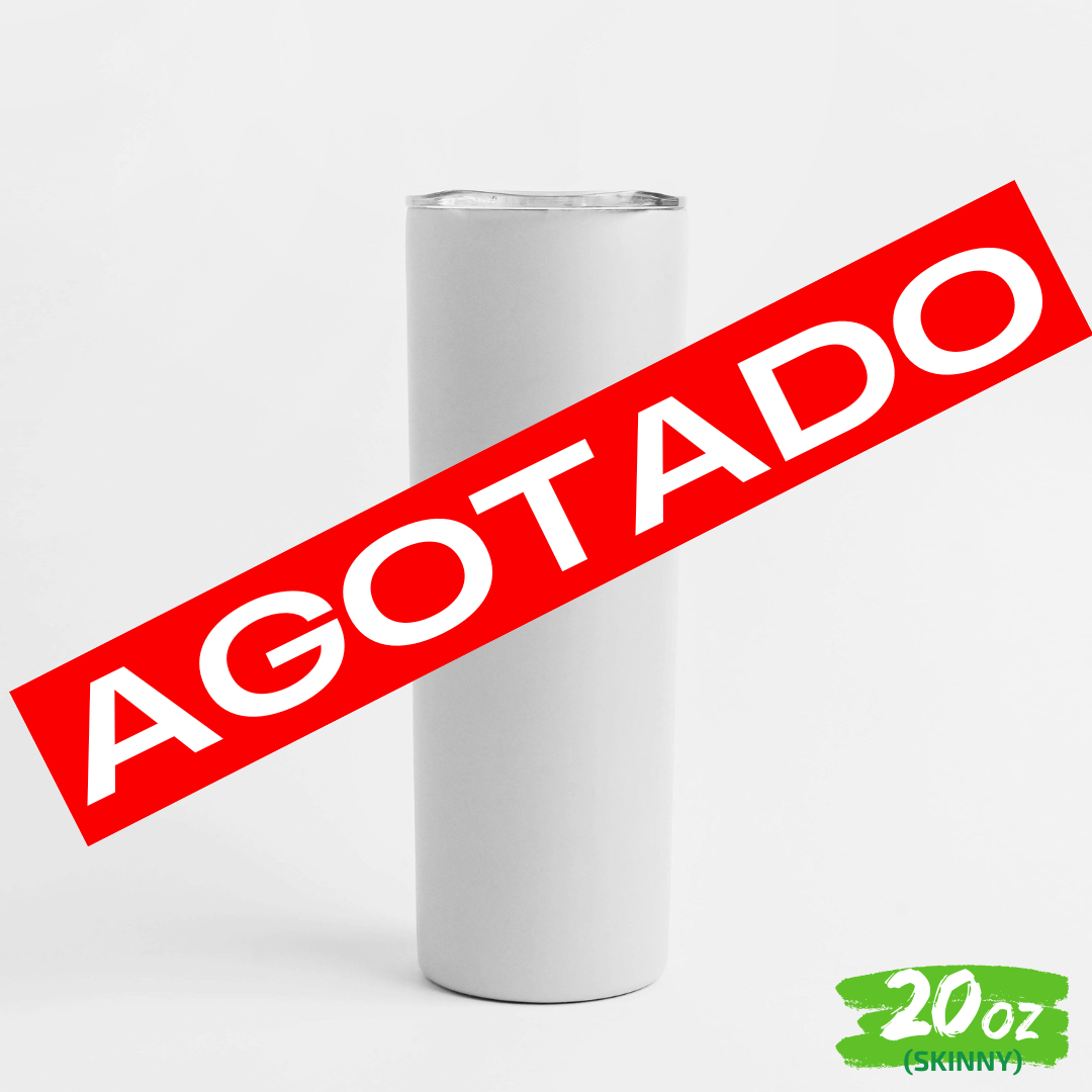 12pzs "SKINNY" 20oz / 591ml con Tapa Hermética