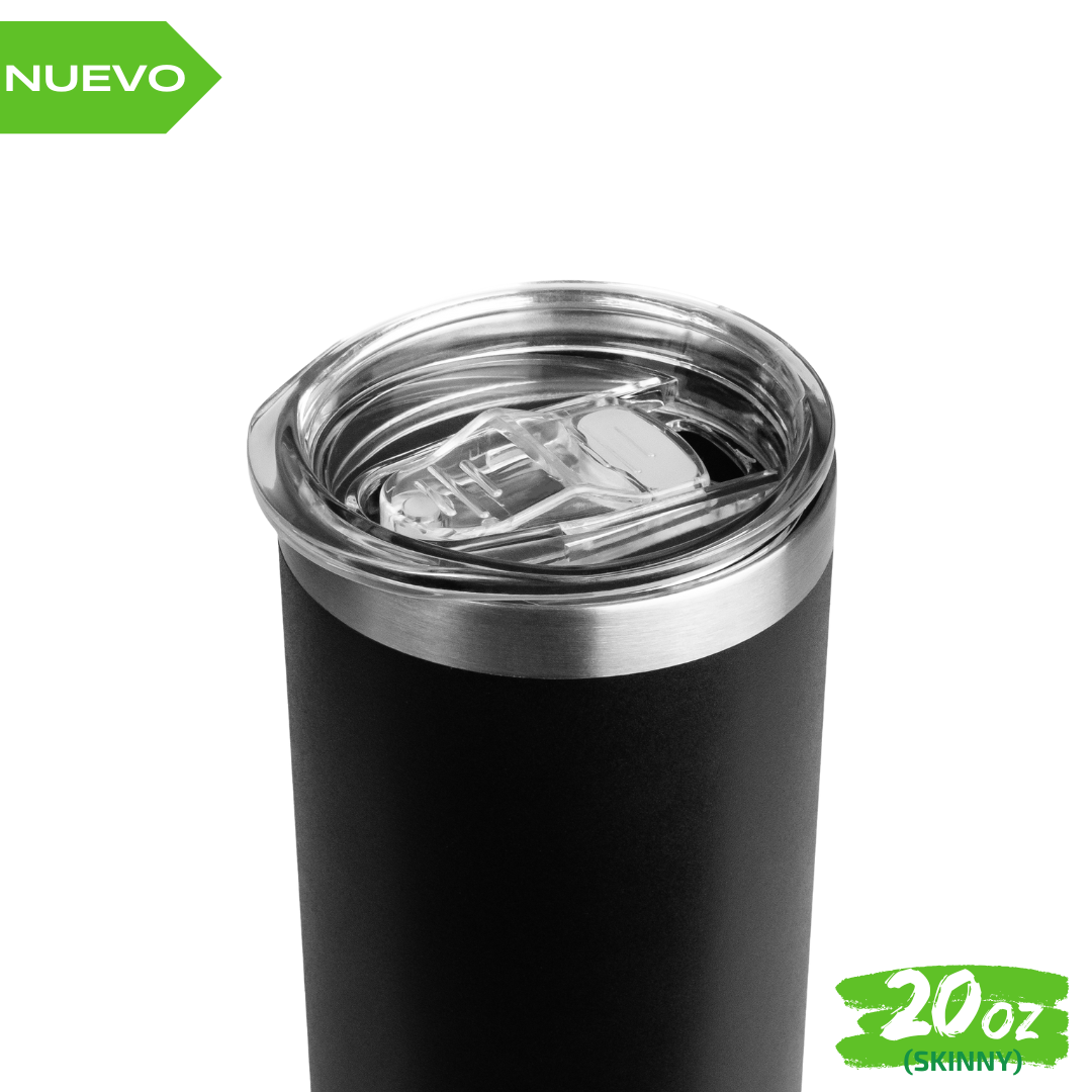 25pzs Nuevo "SKINNY" 20oz / 591ml con Tapa Hermética