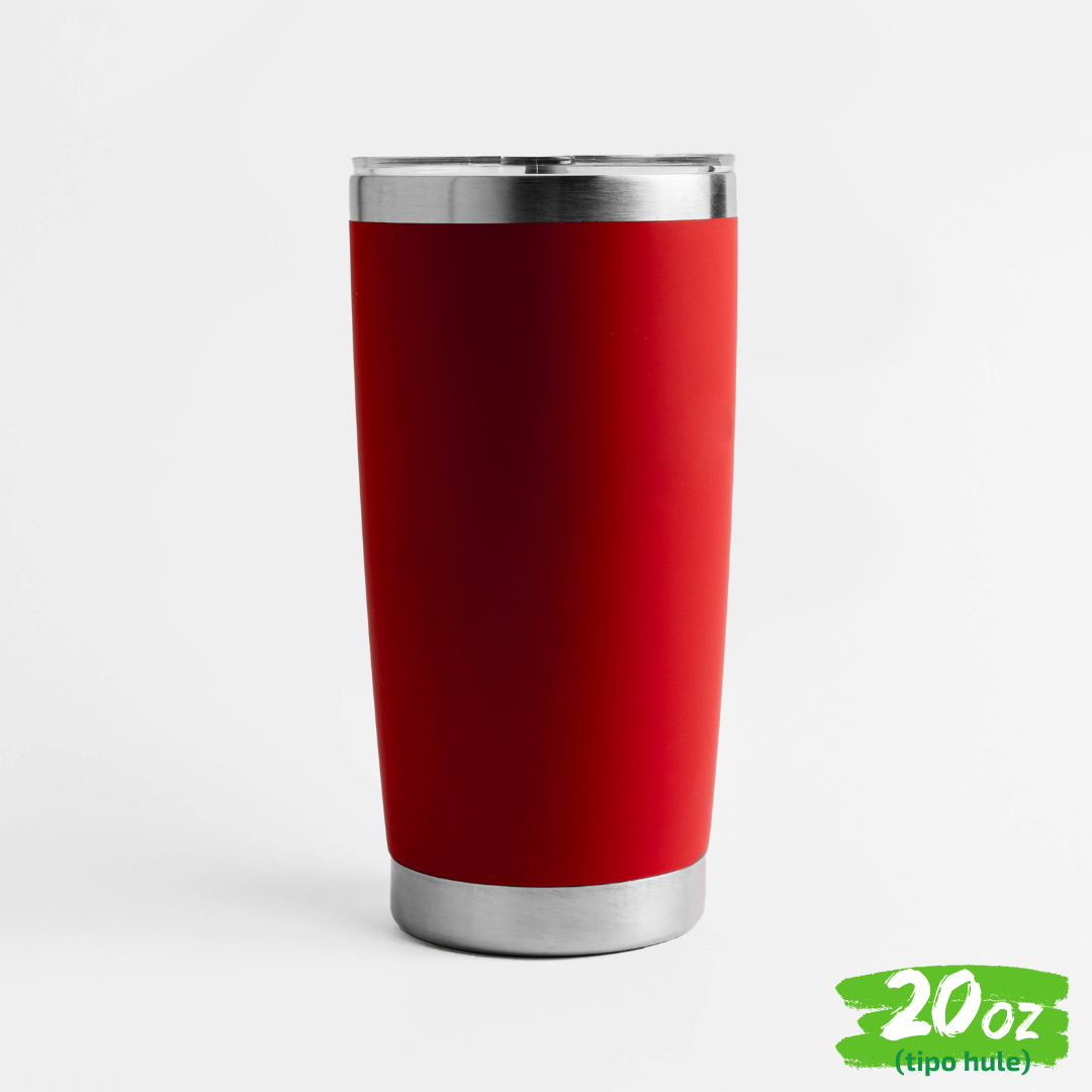 25pzs 20oz / 591ml "TIPO HULE" + Tapa Hermética