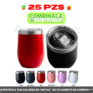 25pzs / 12oz / 354ml + Tapa Hermética