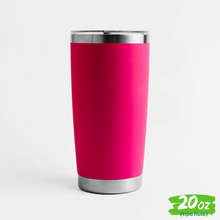 Cargar imagen en el visor de la galería, 25pzs 20oz / 591ml &quot;TIPO HULE&quot; + Tapa Hermética

