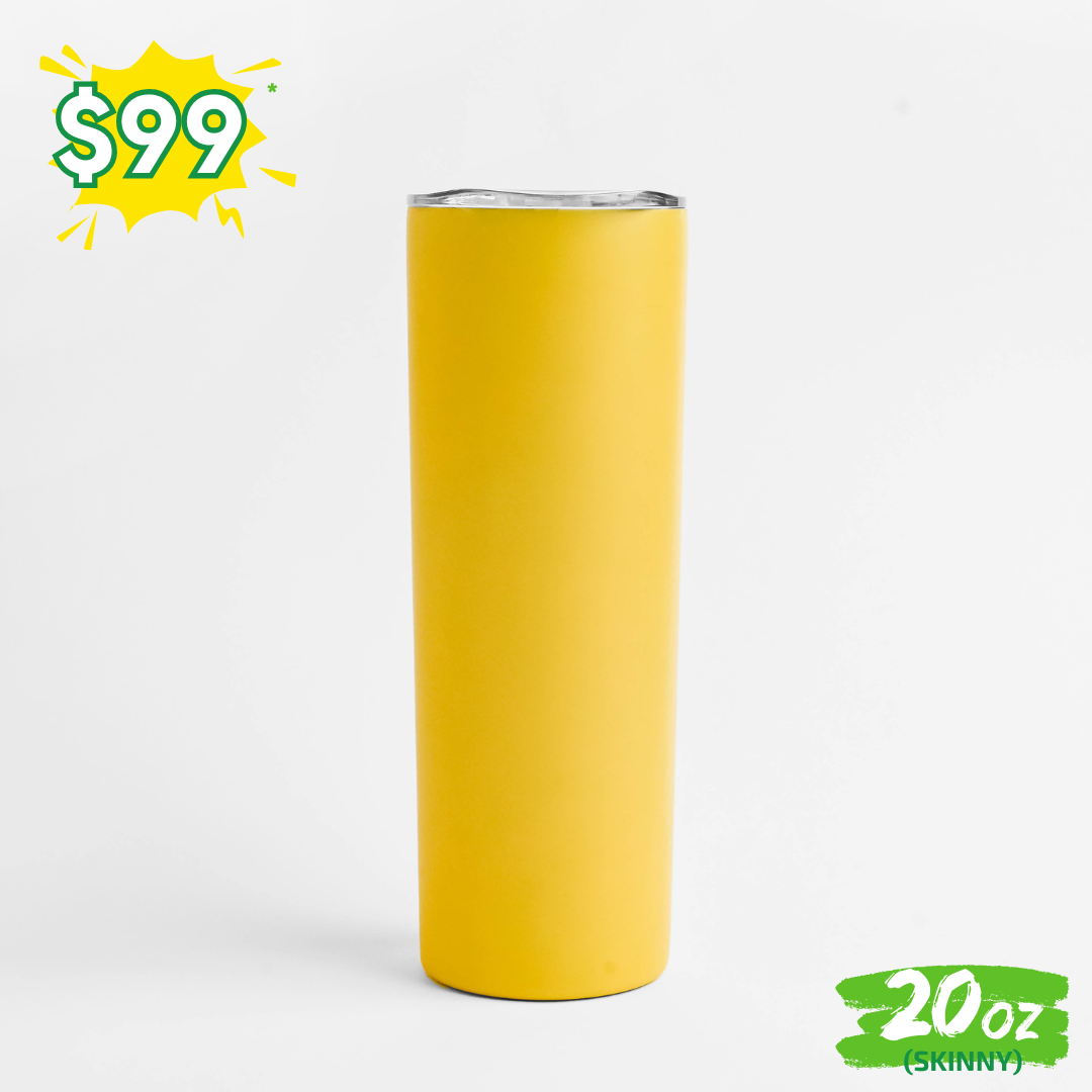 25pzs "SKINNY" 20oz / 591ml con Tapa Hermética