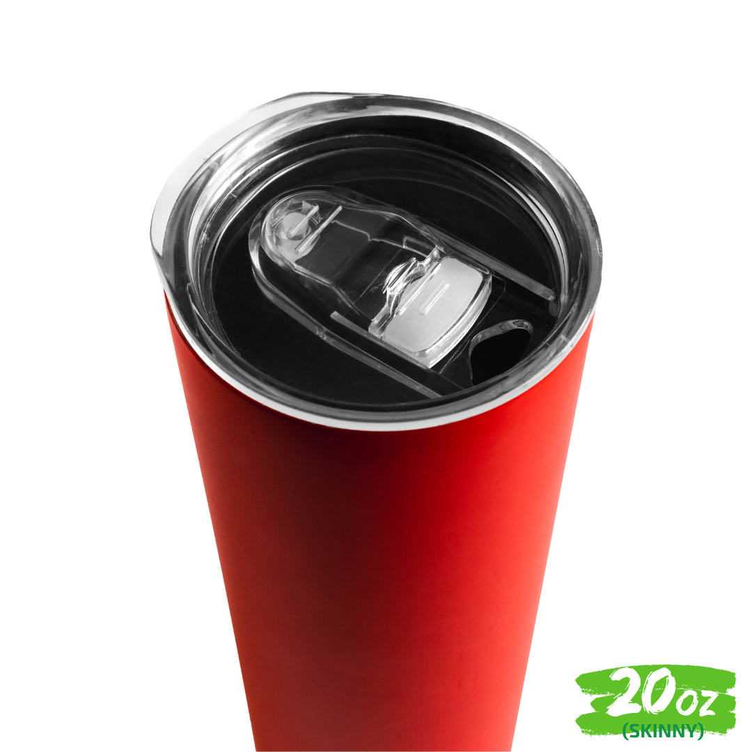 25pzs "SKINNY" 20oz / 591ml con Tapa Hermética