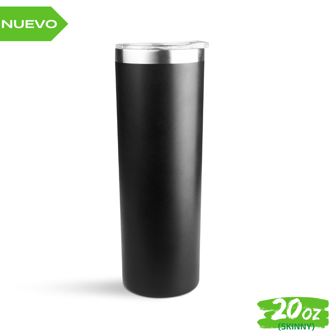 12pzs Nuevo "SKINNY" 20oz / 591ml con Tapa Hermética