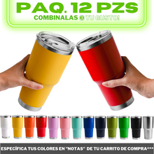 Cargar imagen en el visor de la galería, 12pzs 30oz / 887ml + Tapa Hermética
