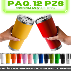 12pzs 30oz / 887ml + Tapa Hermética