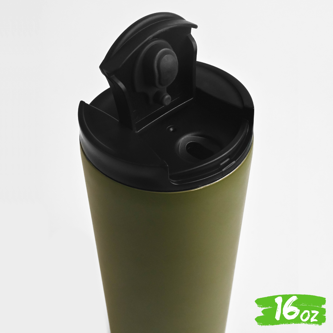 "TERMO" 16.9oz / 500ml con Tapón Hermético y Tapa de Rosca