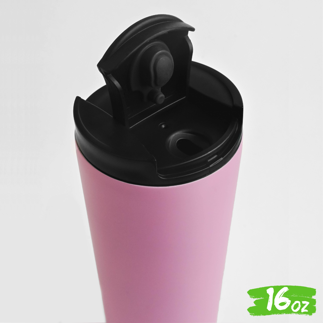 "TERMO" 16.9oz / 500ml con Tapón Hermético y Tapa de Rosca