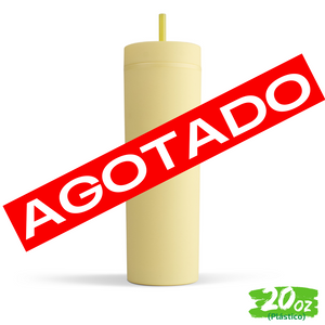 Vaso 20oz / 591ml "PLÁSTICO" + POPOTE