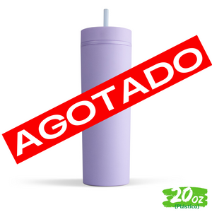 500pzs 20oz / 591ml "PLÁSTICO" + POPOTE