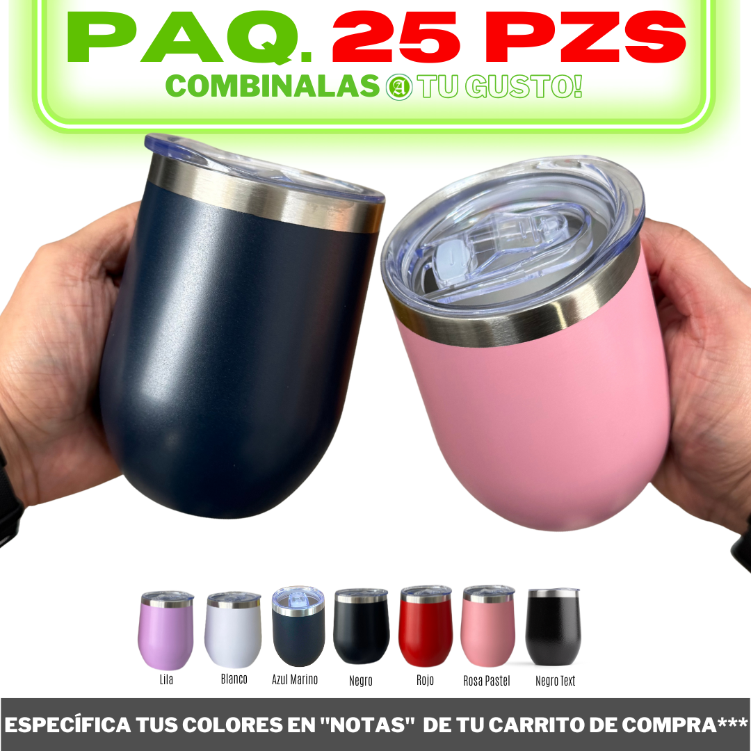 25pzs / 12oz / 354ml + Tapa Hermética