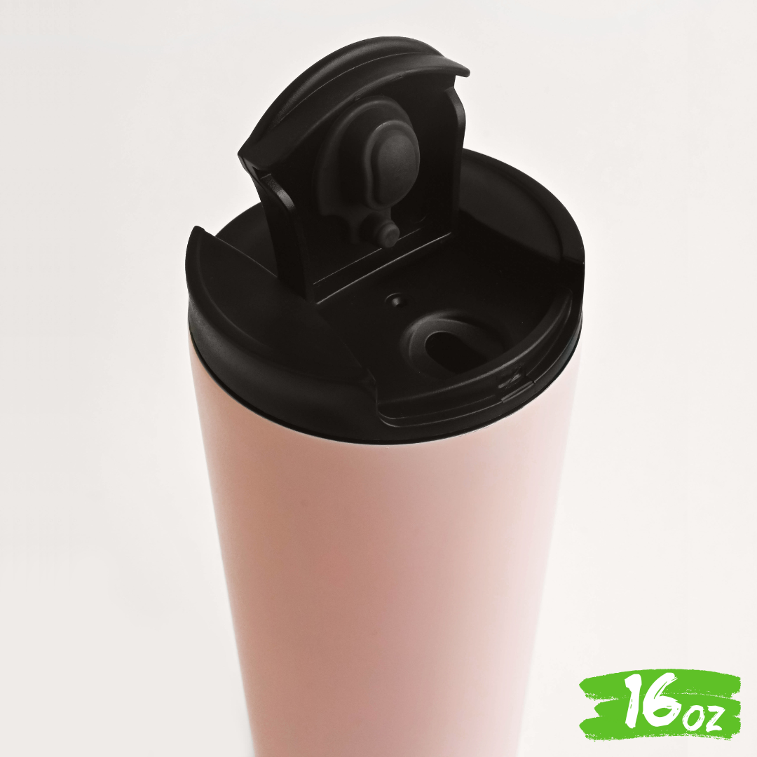 "TERMO" 16.9oz / 500ml con Tapón Hermético y Tapa de Rosca