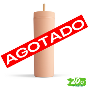 500pzs 20oz / 591ml "PLÁSTICO" + POPOTE