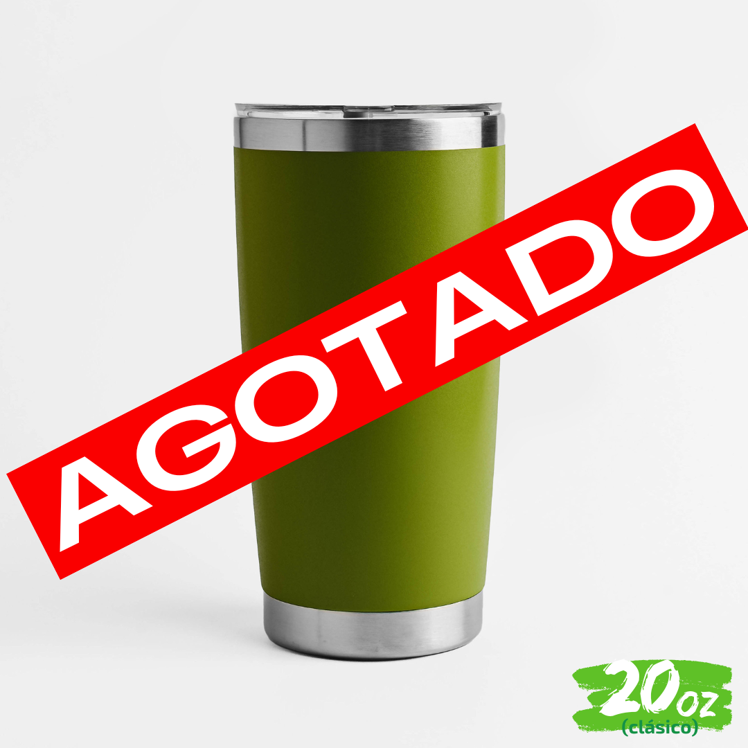 Vaso 20oz / 591ml  "CLÁSICO" + Tapa Hermética
