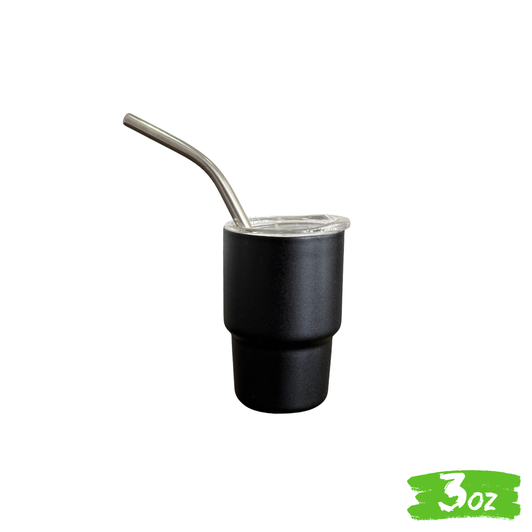 PREORDENA "Mini Tumbler" 3oz / 88ml + Popote de Acero Inox💥🚀