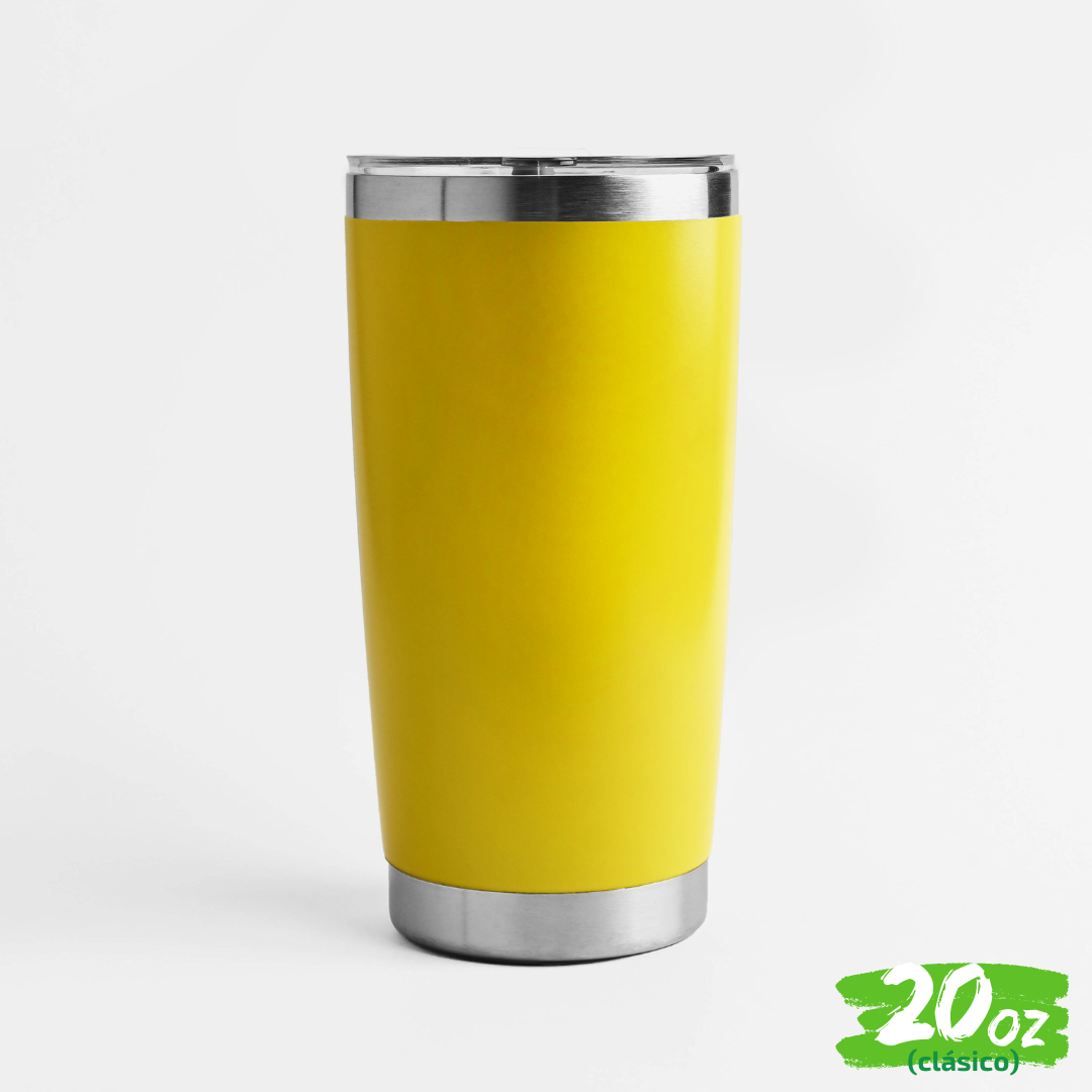 Vaso 20oz / 591ml  "CLÁSICO" + Tapa Hermética