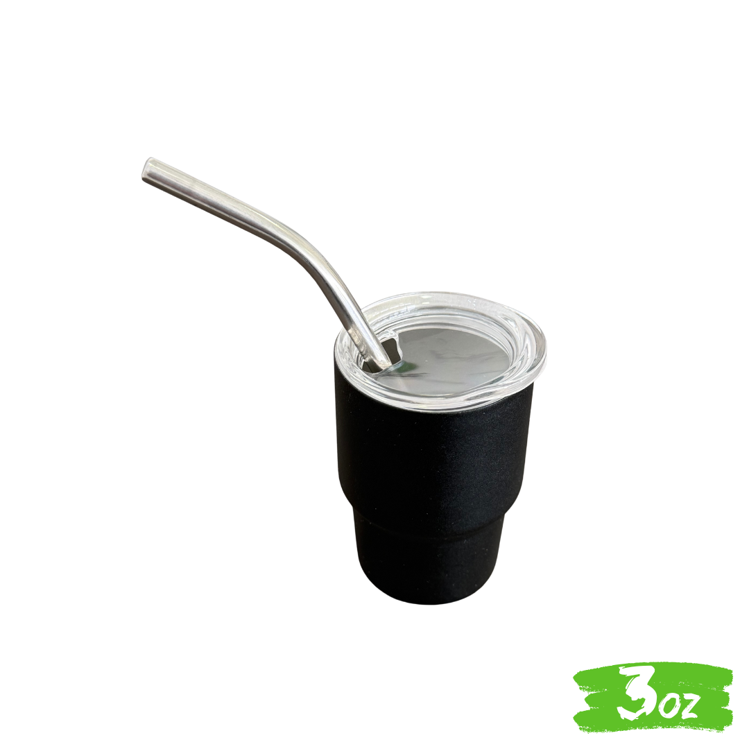 PREORDENA "Mini Tumbler" 3oz / 88ml + Popote de Acero Inox💥🚀
