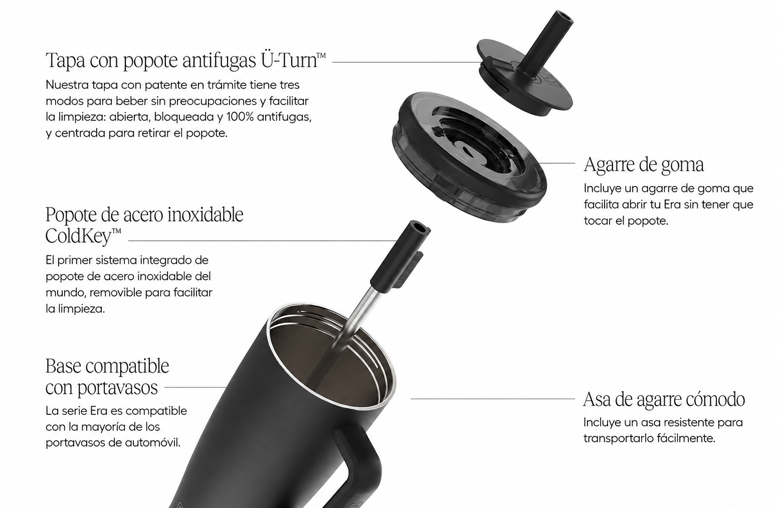 Vaso 40 oz marca BRÜMATE + Tapa Hérmetica