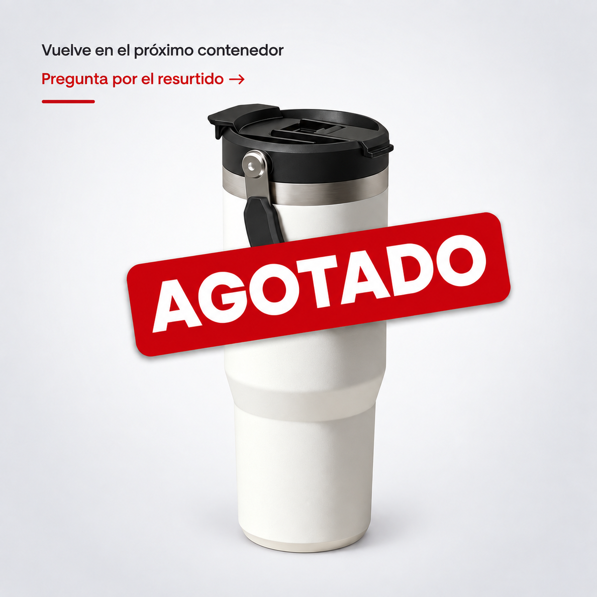 "SPORT Tumbler" 30oz / 887ml con asa y tapa Hermética 2 en 1