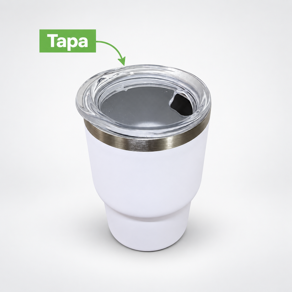 "Mini Tumbler" 3oz / 88ml + Popote de Acero Inox💥🚀