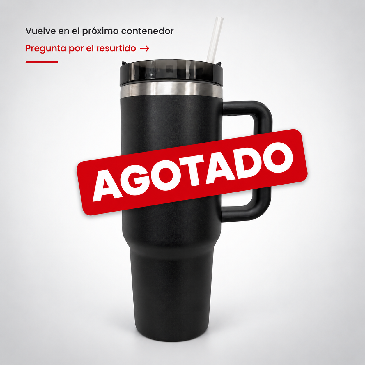 "Big Tumbler" 40oz / 1.2Lts con asa y popote 💥🚀