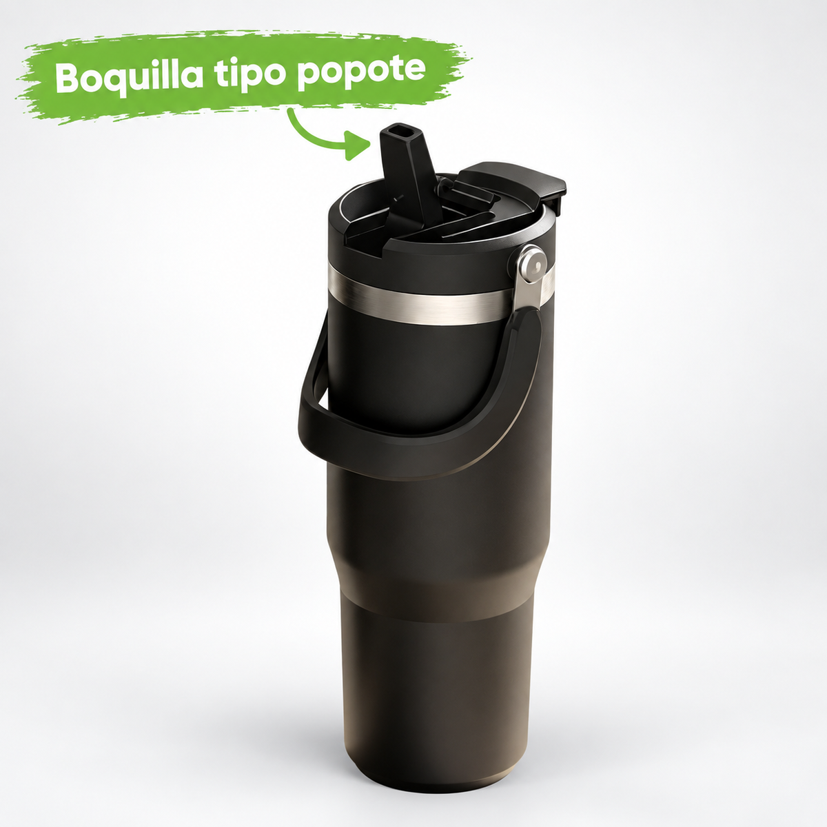 Mayoreo de 12 a 24pzs "SPORT Tumbler" 30oz / 887ml con asa y tapa Hermética 2 en 1