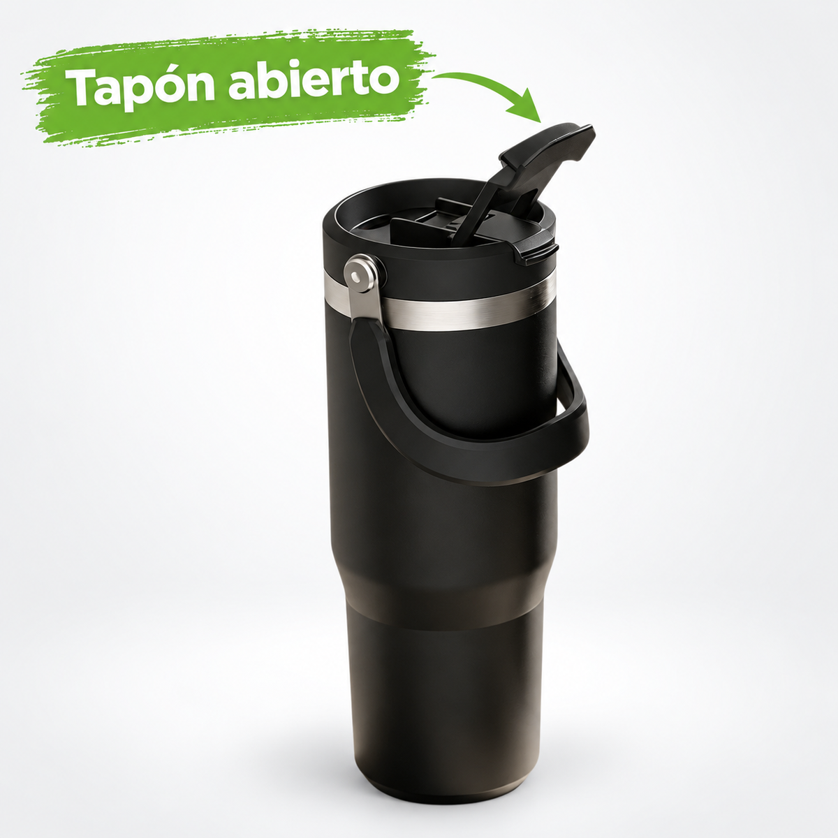 Mayoreo de 12 a 24pzs "SPORT Tumbler" 30oz / 887ml con asa y tapa Hermética 2 en 1
