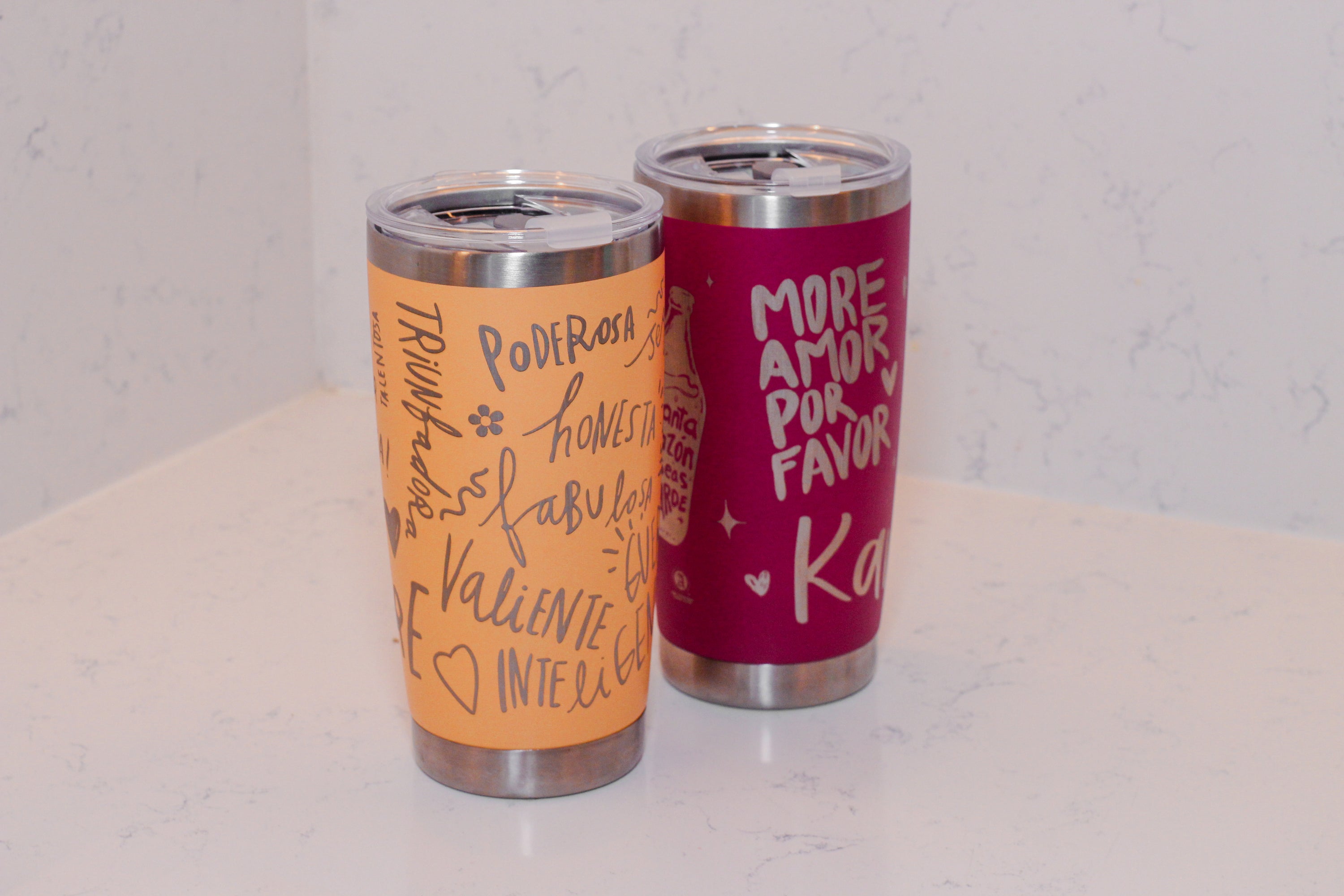 KIT REGALO +  Grabado Láser 360° en Vaso térmico 20 oz / 591 ml