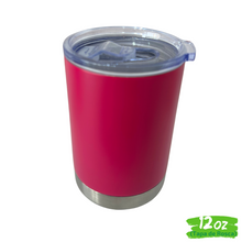 Cargar imagen en el visor de la galería, 25pzs / Portalatas Vaso (2 en 1)  12oz / 354ml+ Tapa de Rosca Hermética
