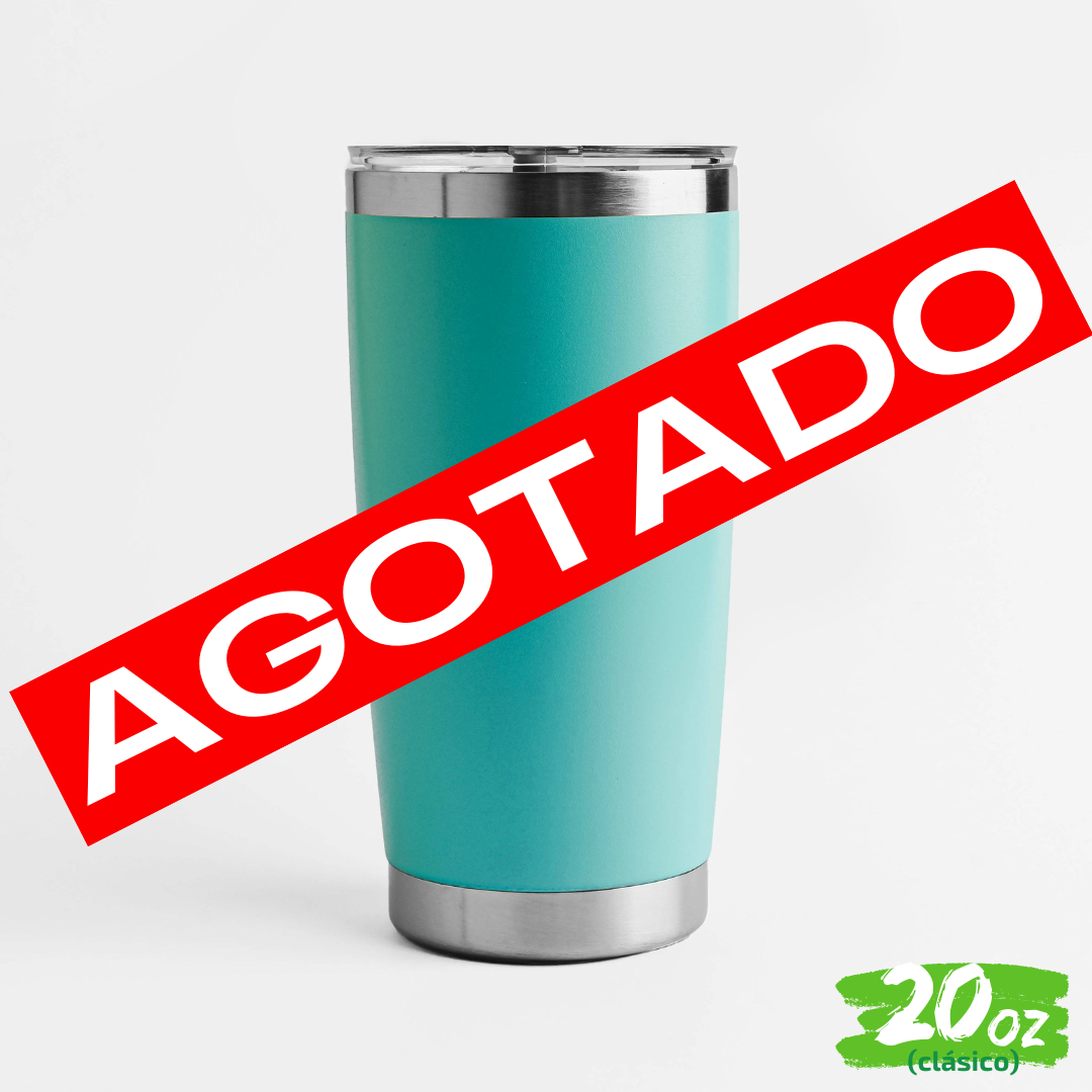 Vaso 20oz / 591ml  "CLÁSICO" + Tapa Hermética