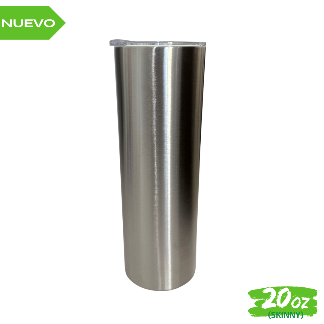 Nuevo Vaso "SKINNY" 20oz / 591ml con Tapa Hermética