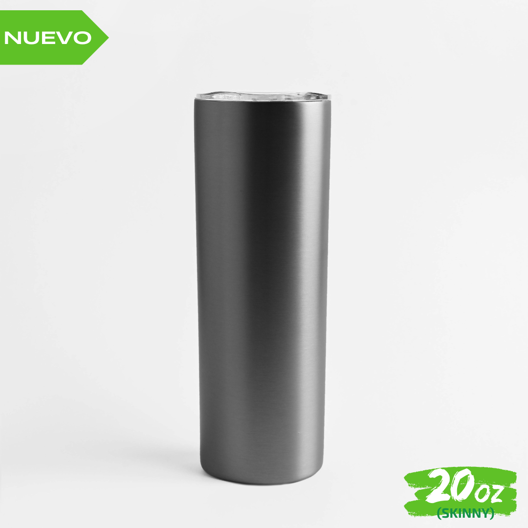 12pzs "SKINNY" 20oz / 591ml con Tapa Hermética