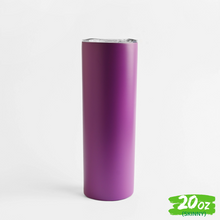 Cargar imagen en el visor de la galería, Vaso &quot;SKINNY&quot; 20oz / 591ml con Tapa Hermética
